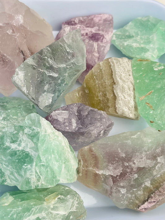 Fluoritt, Rå 25-40mm