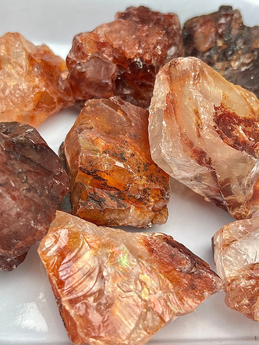 Flammekvarts Rå 26-48mm