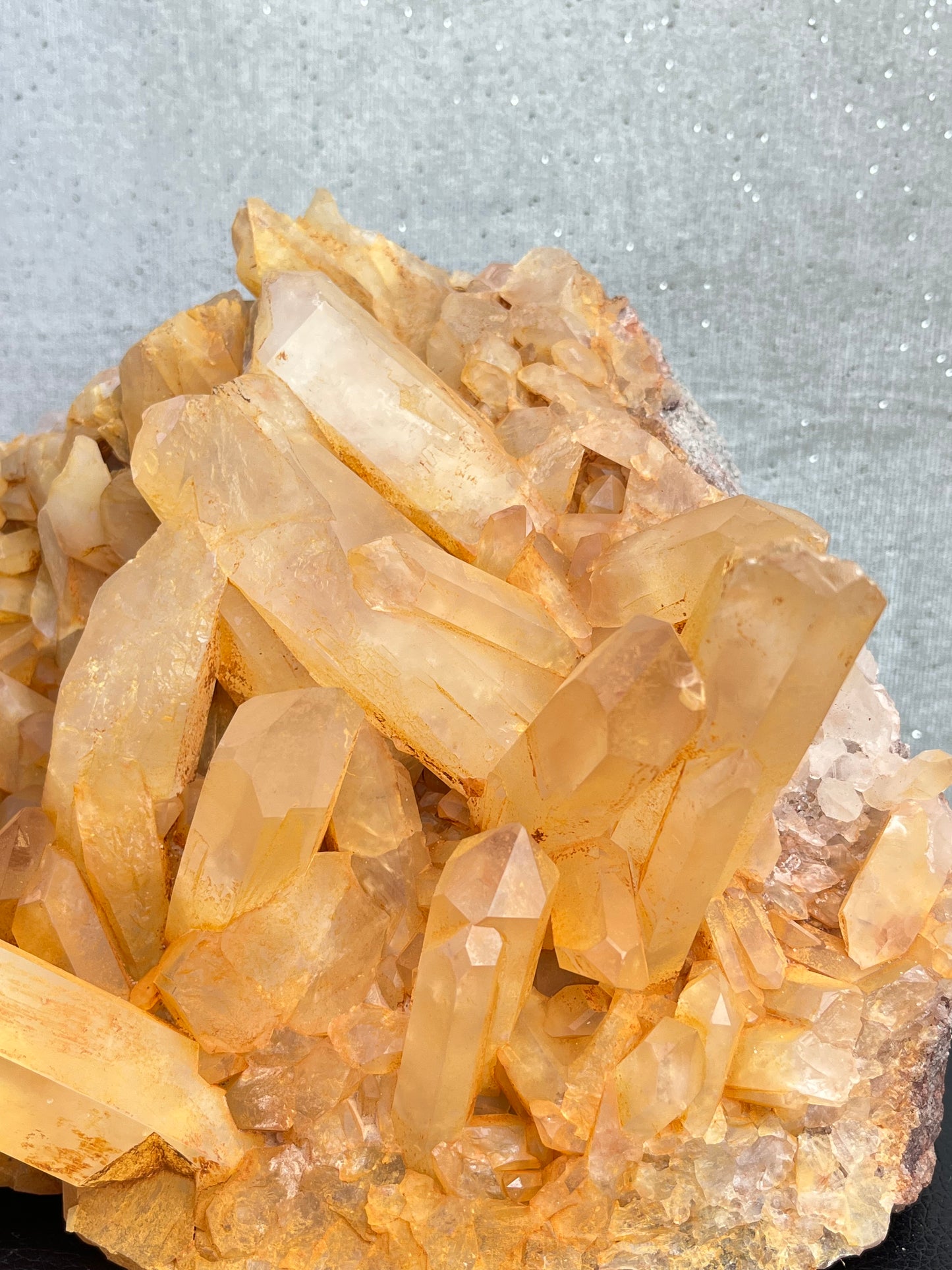 Kvarts Gruppe med Limonitt XL 2.4kg