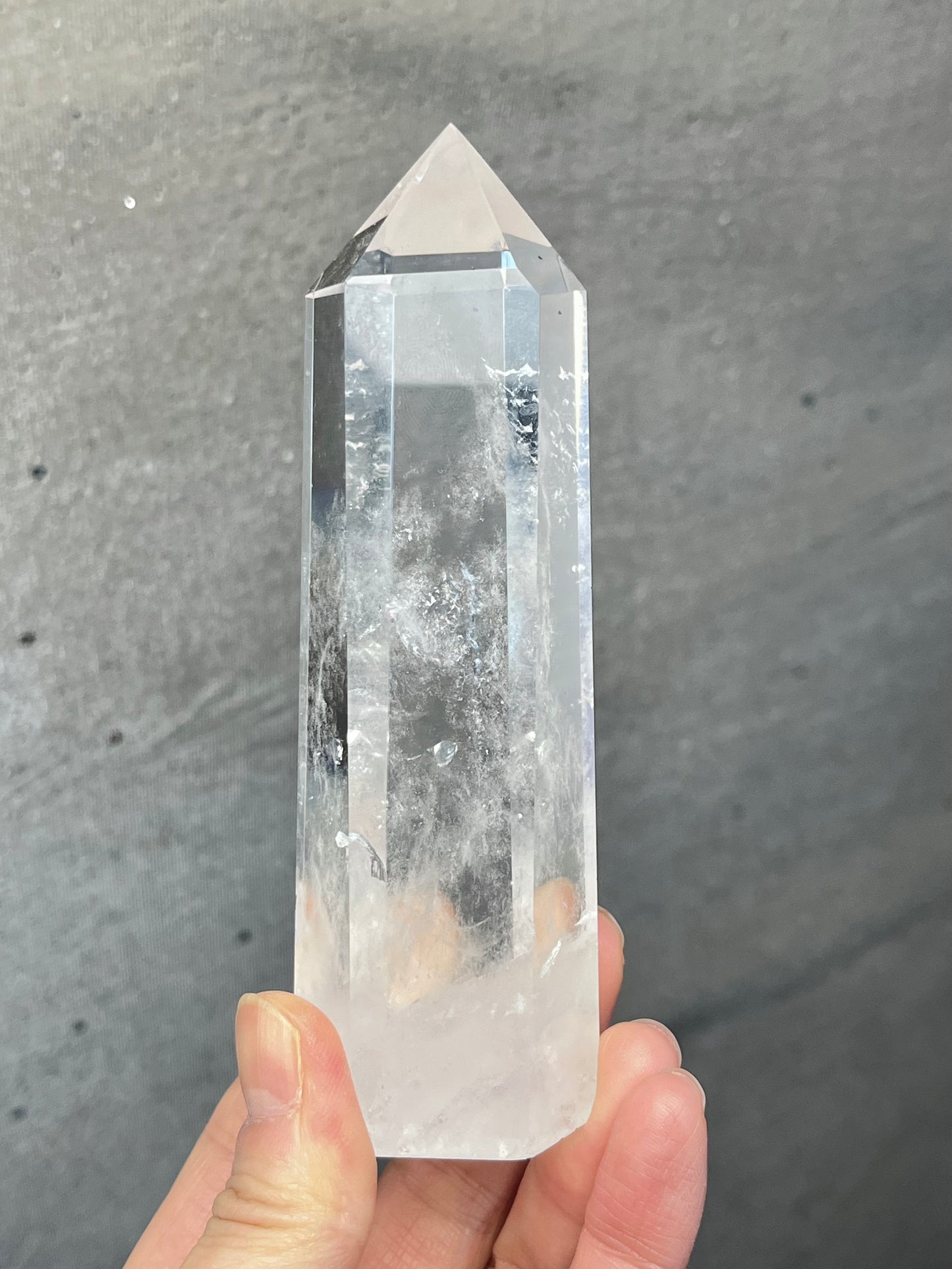 Bergkrystall klarkvarts tårn