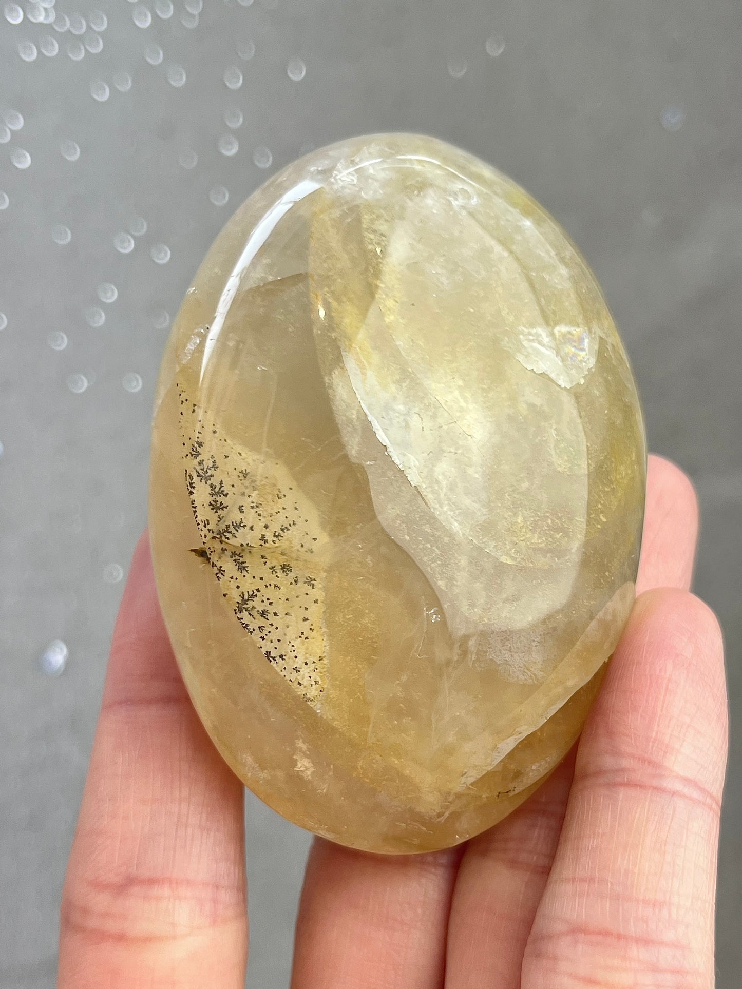Golden Healer Quartz Hand Stone