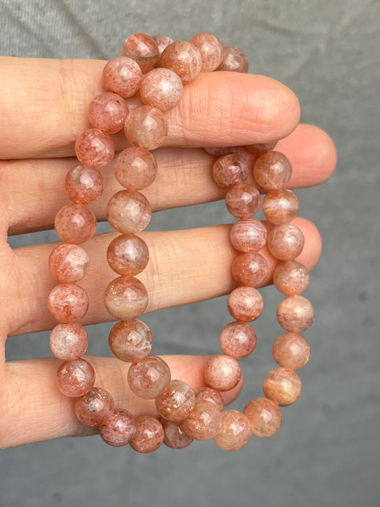 Solstein armbånd 7mm+