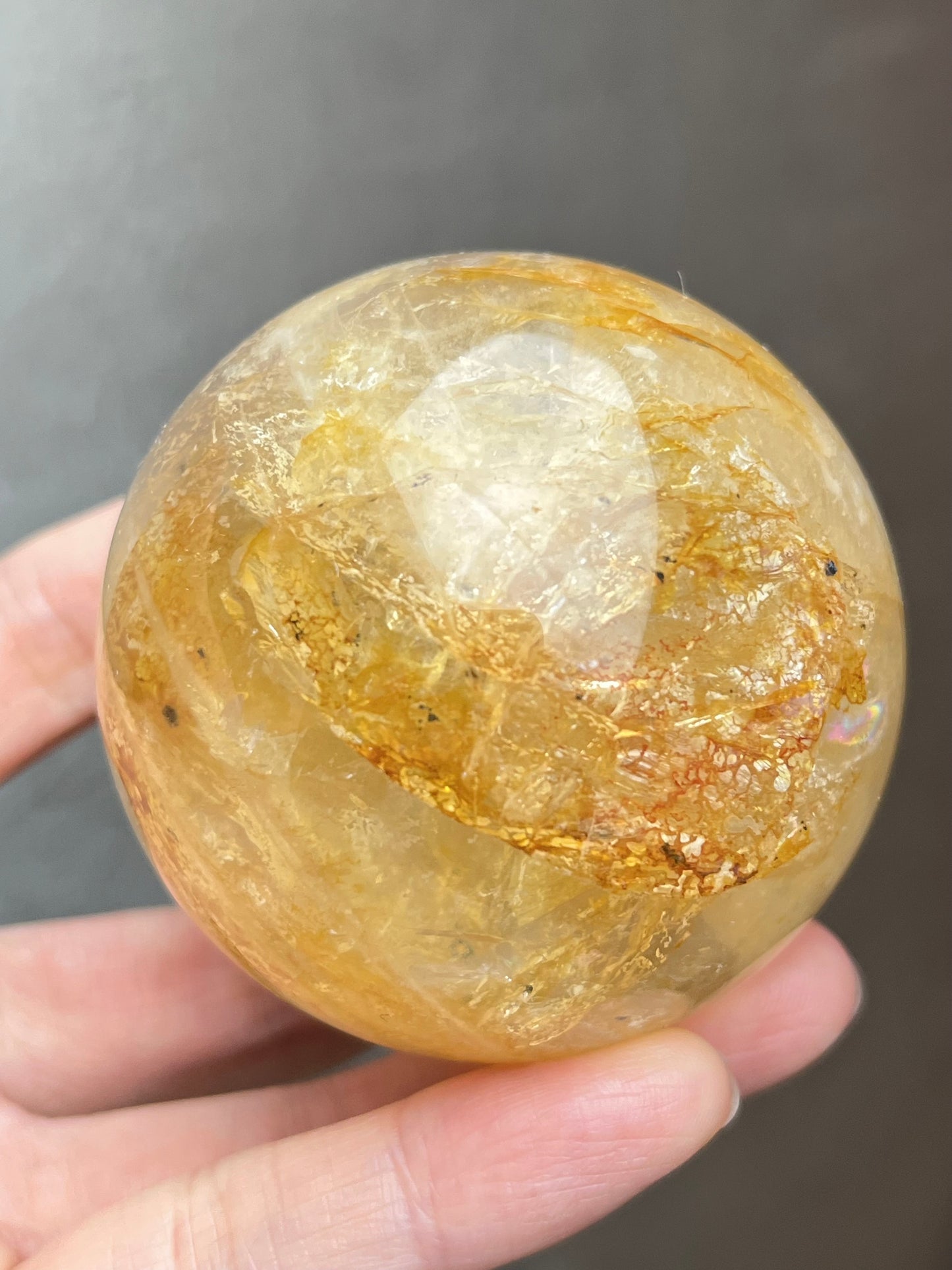 Golden healer kvarts kule