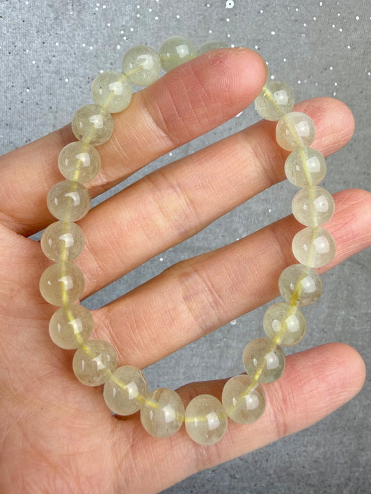 Libyan Desert Glass armbånd 8mm+