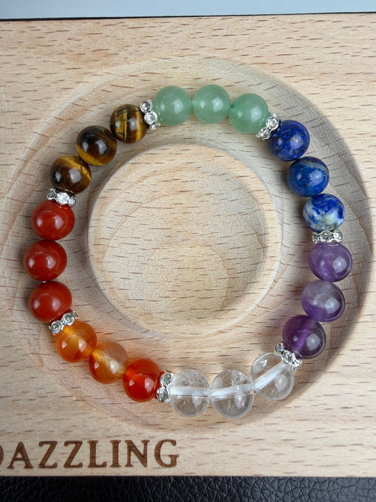 Chakra armbånd 8mm+