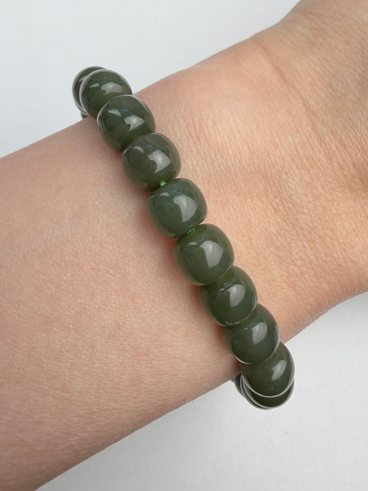 Jade, Nefritt armbånd 7mm+