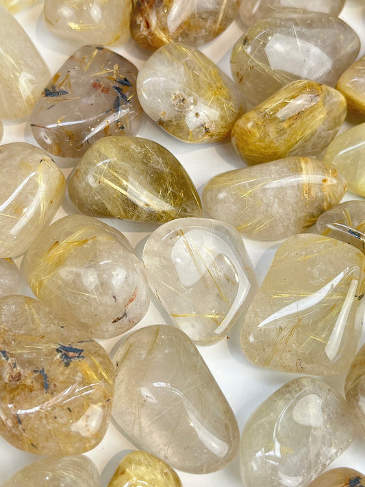 Rutilkvarts tromlet 20-30mm