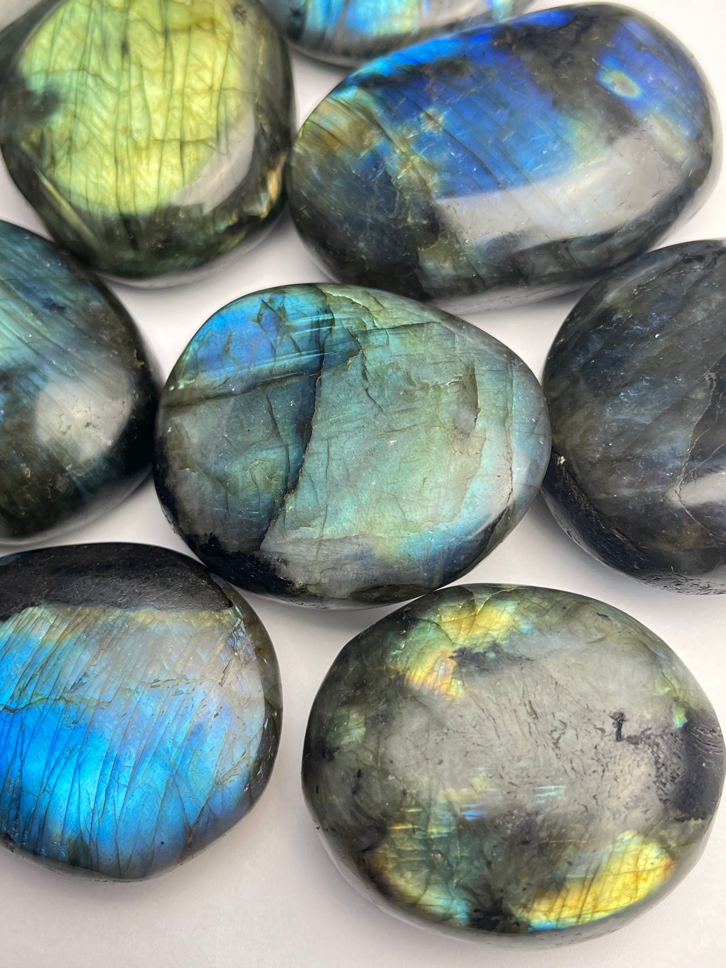 Labradoritt Håndstein 48-57mm