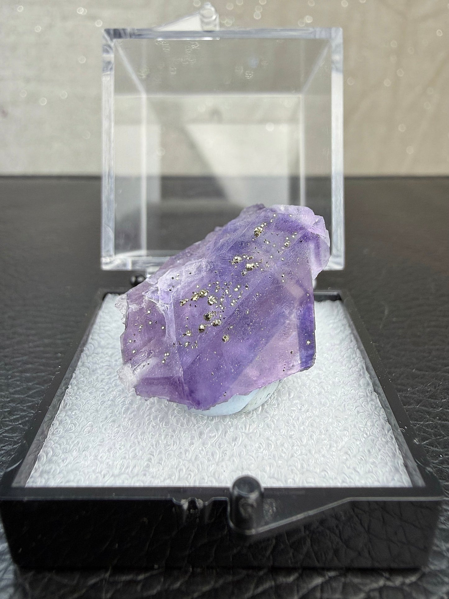 Fluorite with box