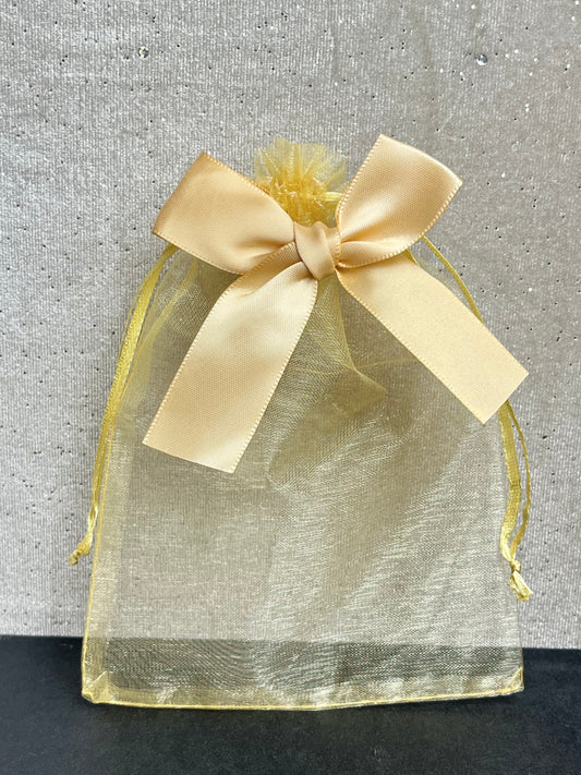 Organza pose, Gull 13*18cm