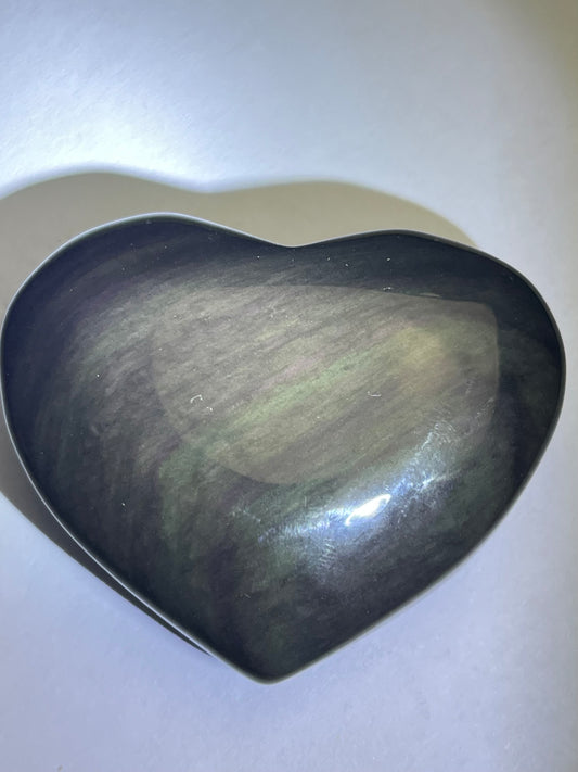 Regnbue obsidian Hjerte