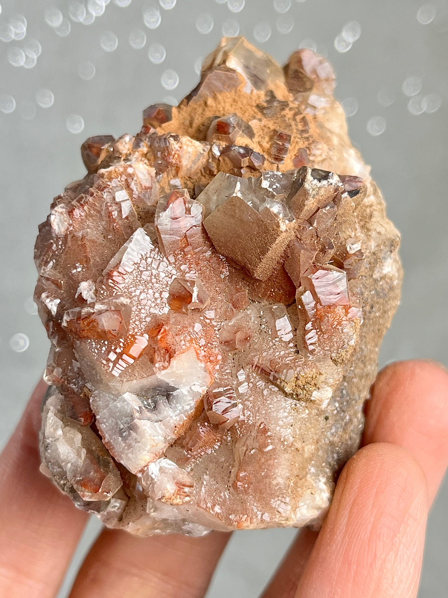 Kalsitt med hematitt (Rød kalsitt)