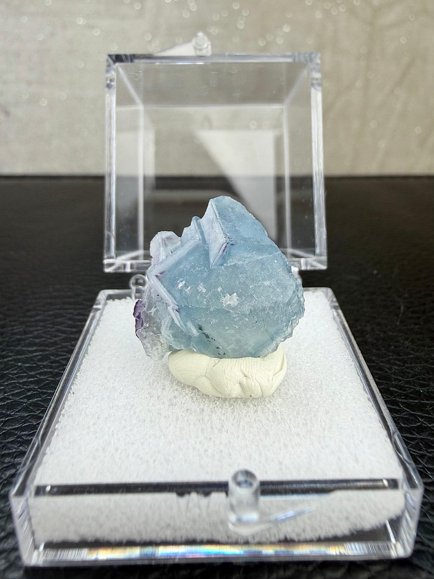 Blue Fluorite with Box