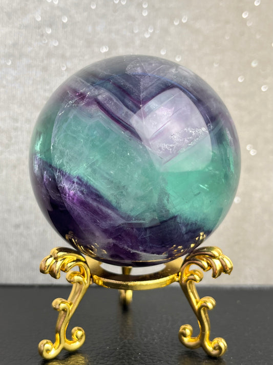 Regnbue Fluoritt Kule