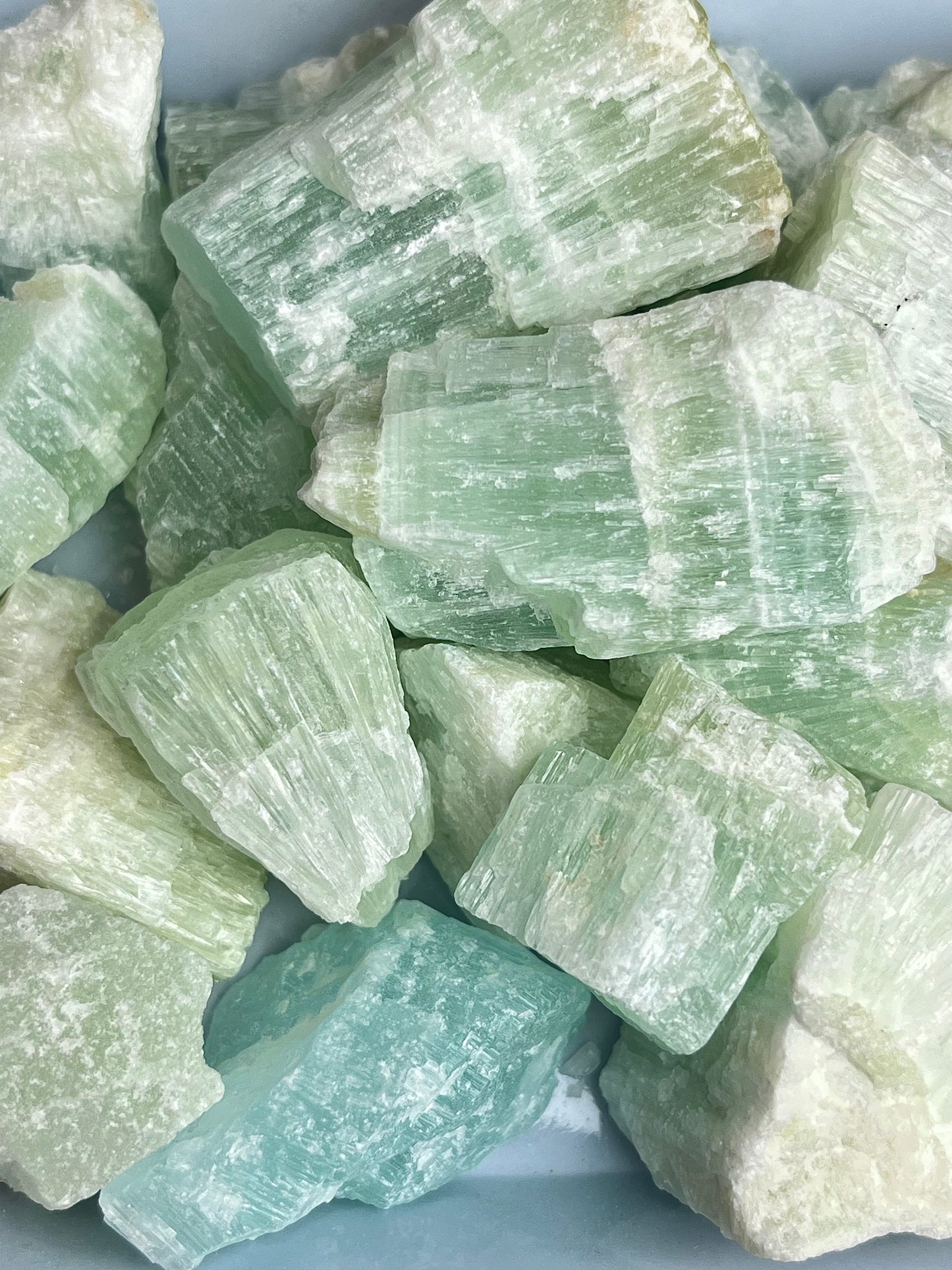 Raw Green Calcite 20-40mm