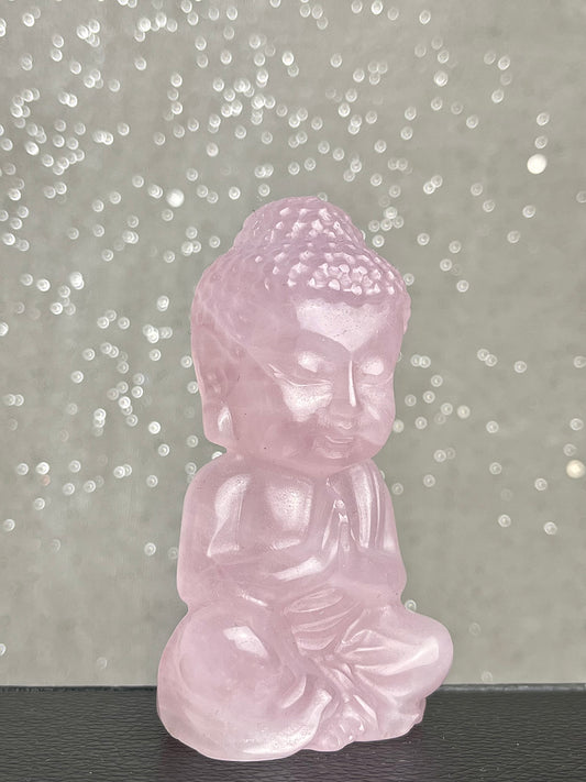 Rosenkvarts Buddha