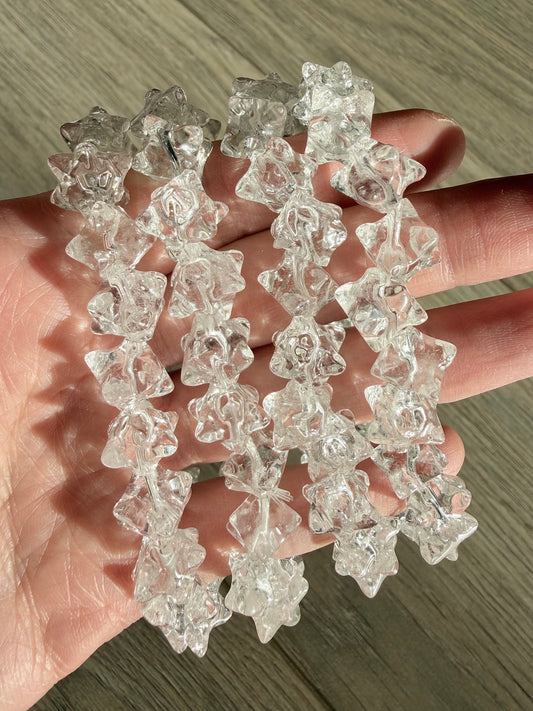Bergkrystall klarkvarts armbånd 11mm+