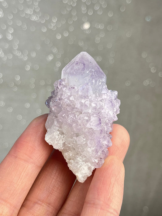 Ametyst kaktuskvarts (spirit quartz)