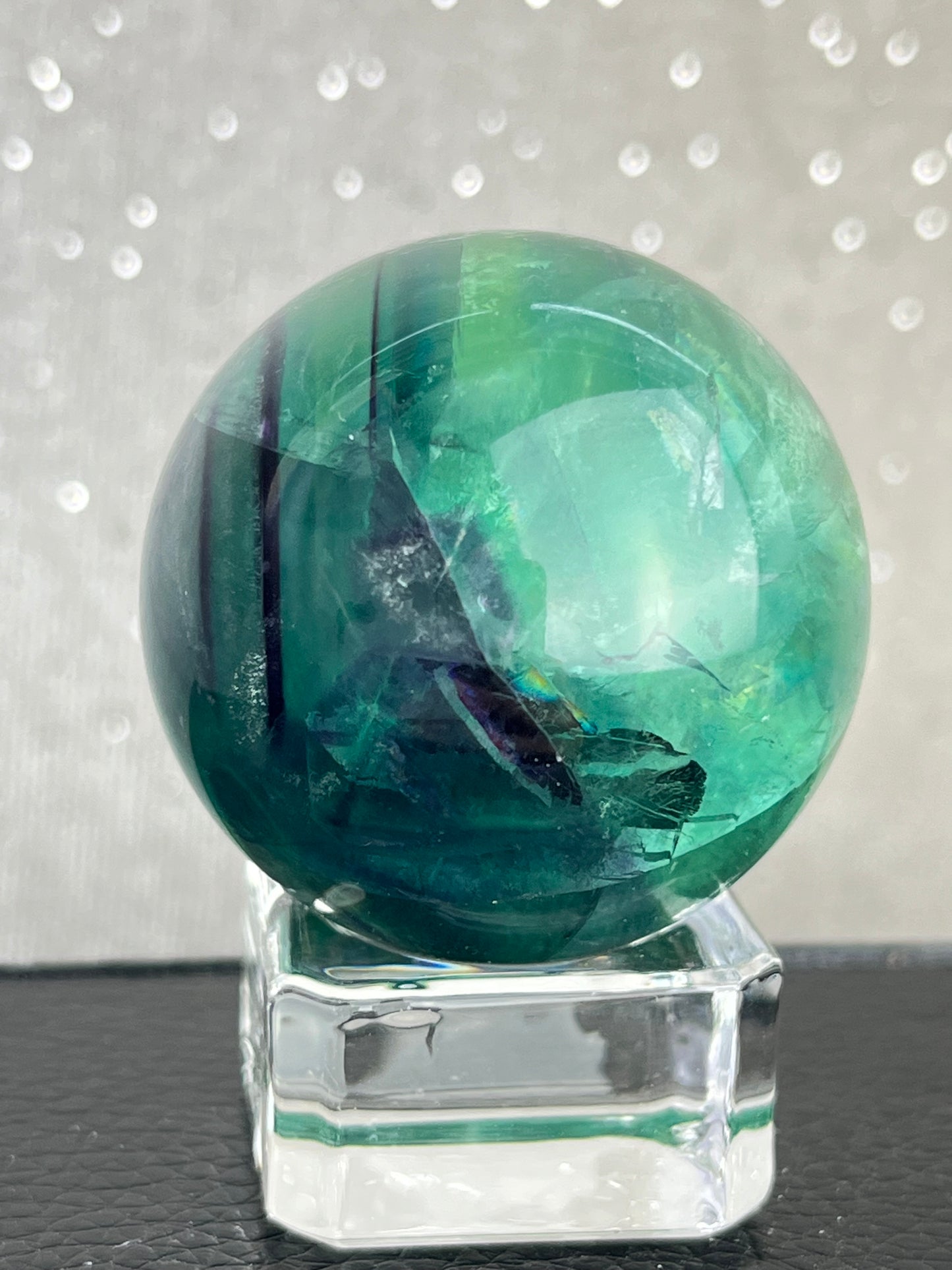 Regnbue Fluoritt kule