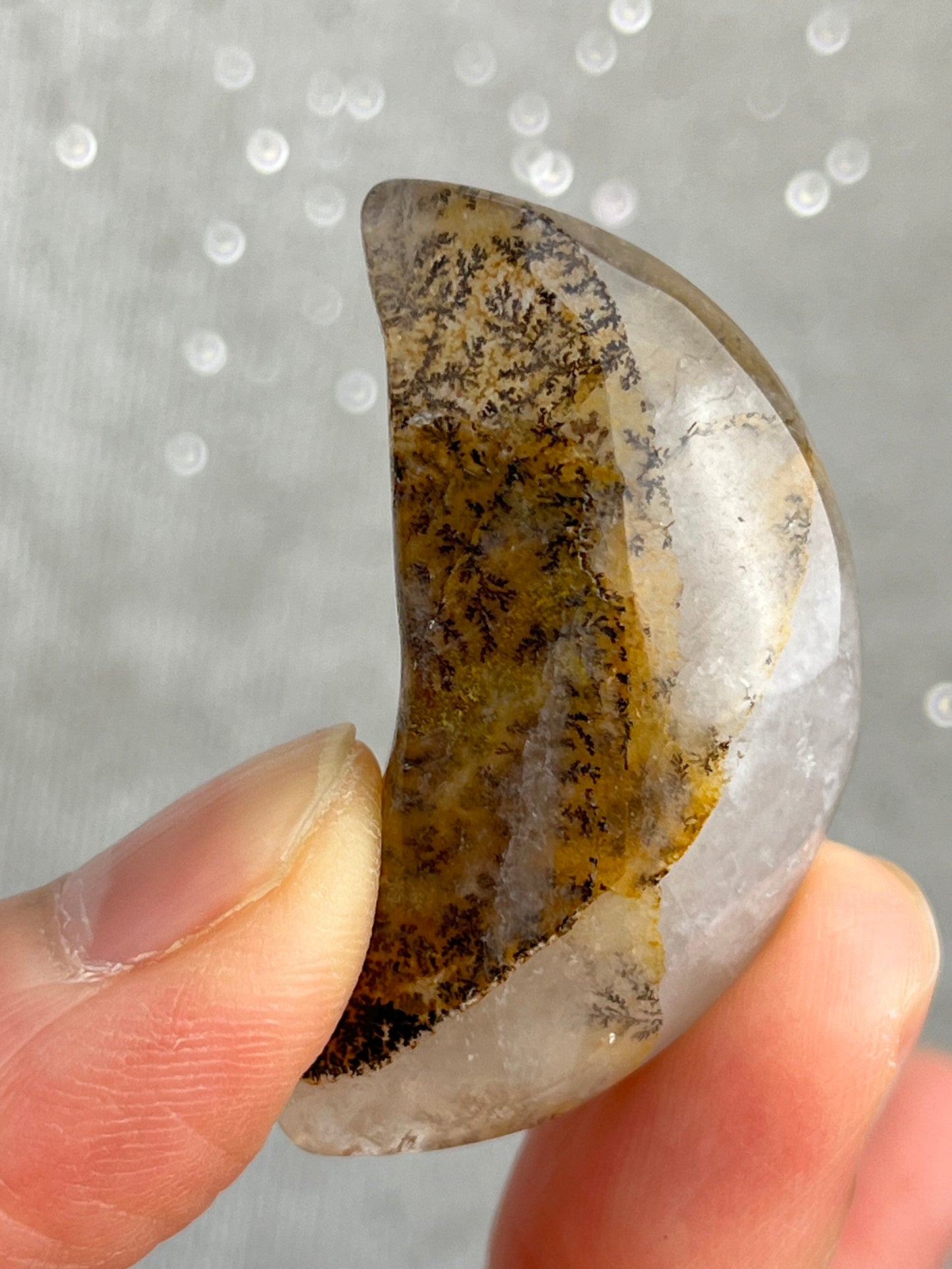 Dendritic kvarts måne