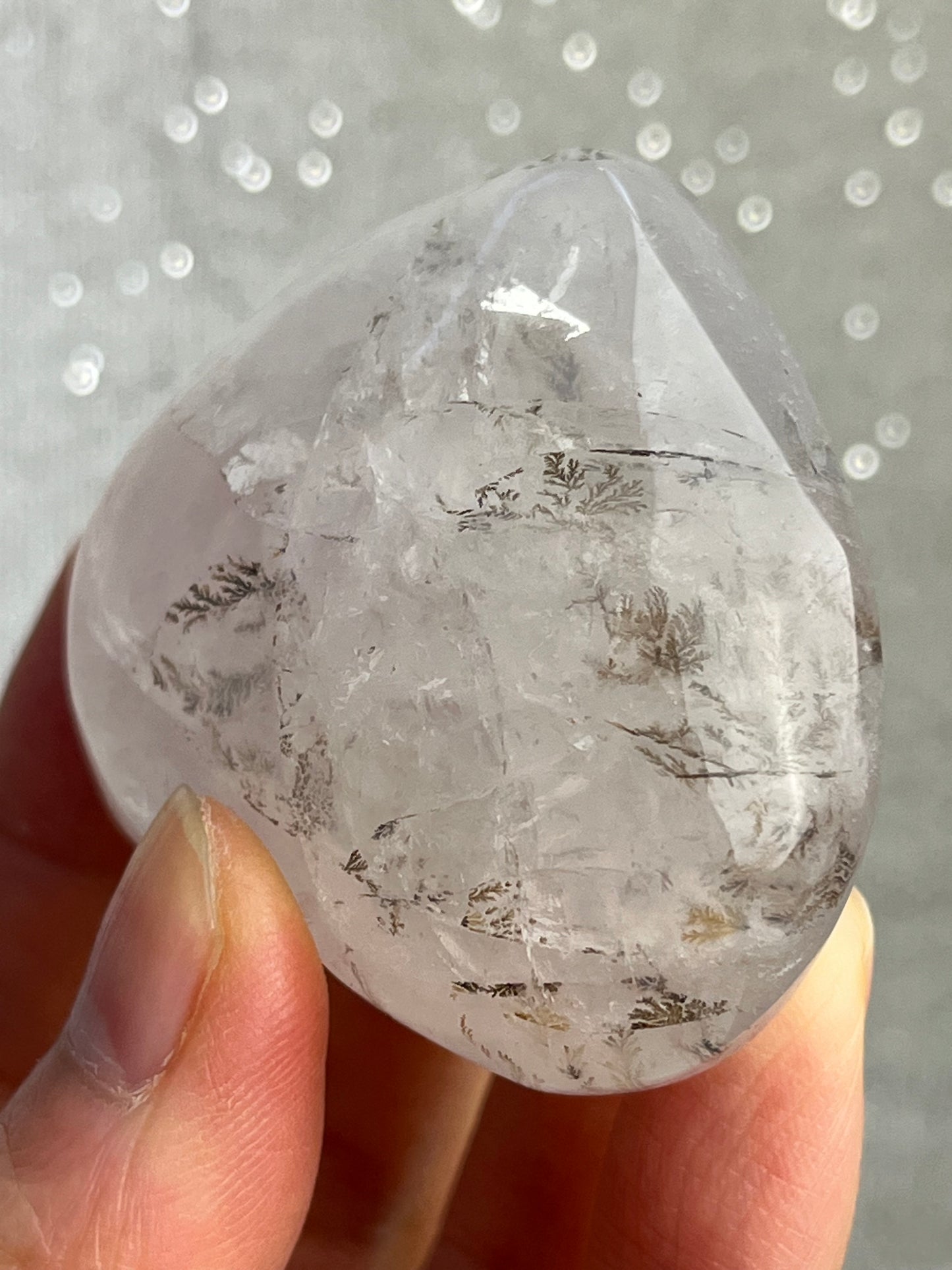 Dendritic kvarts hjerte