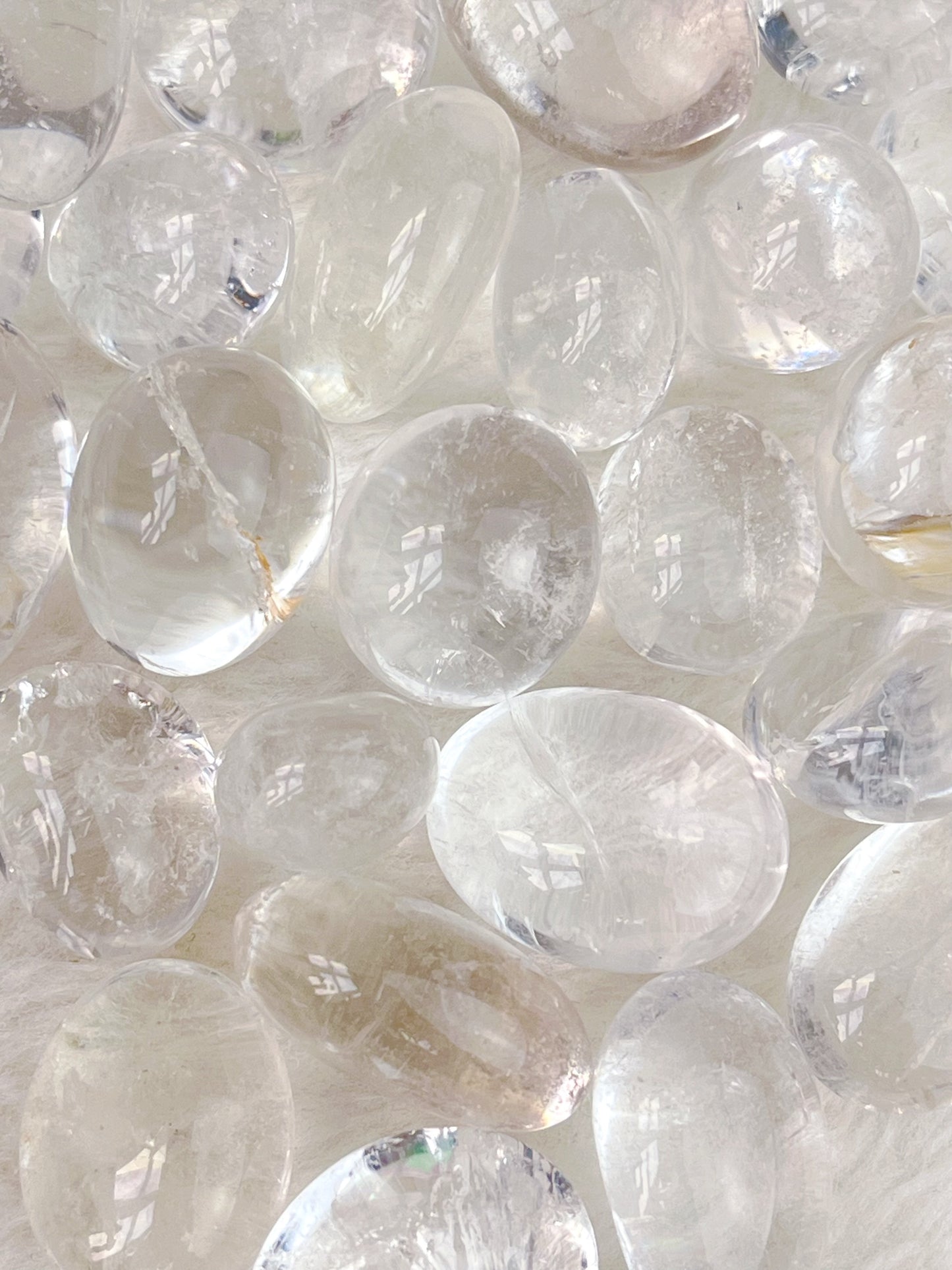 Bergkrystall tromlet 15-20cm