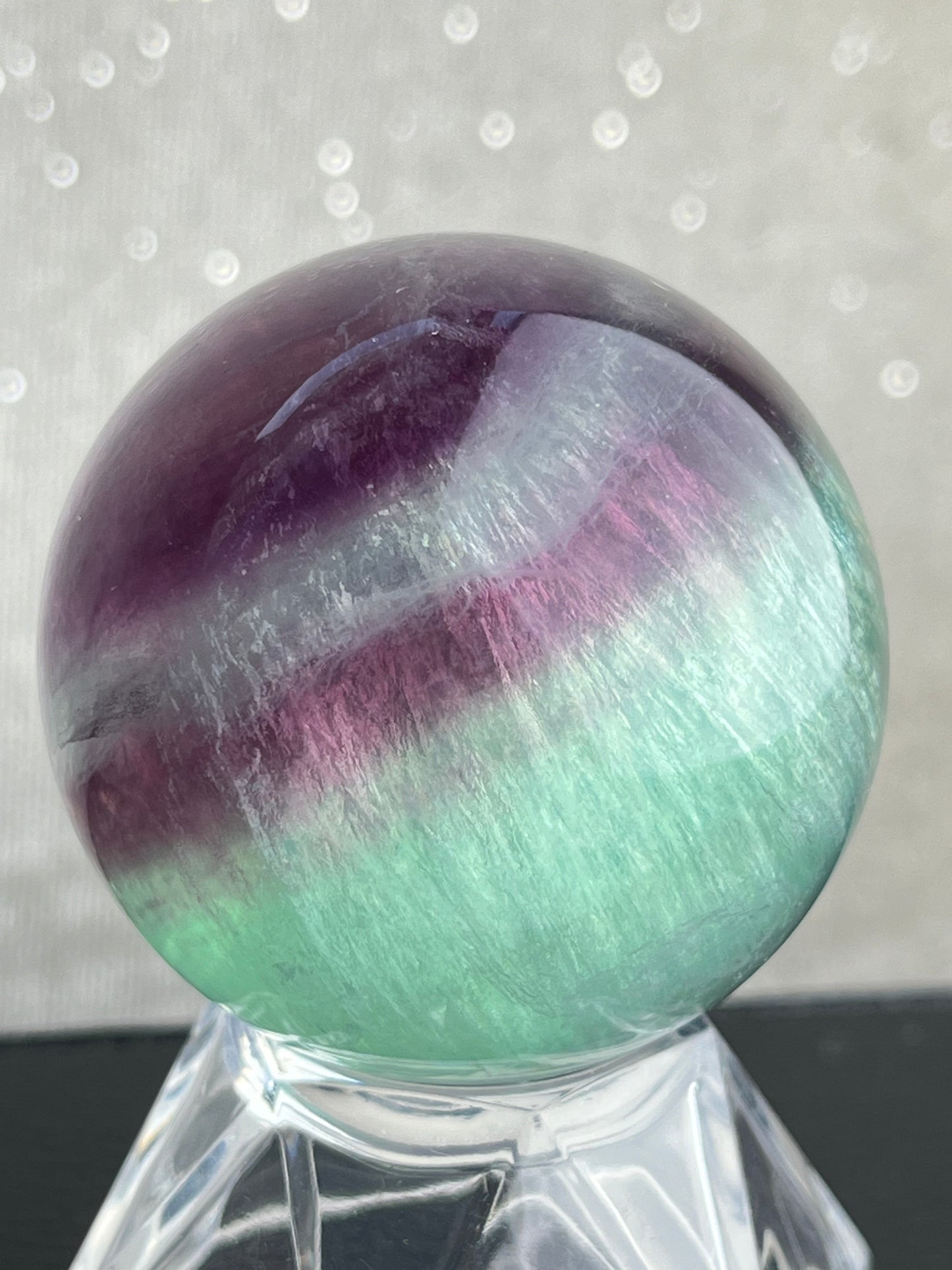 Regnbue Fluoritt Kule