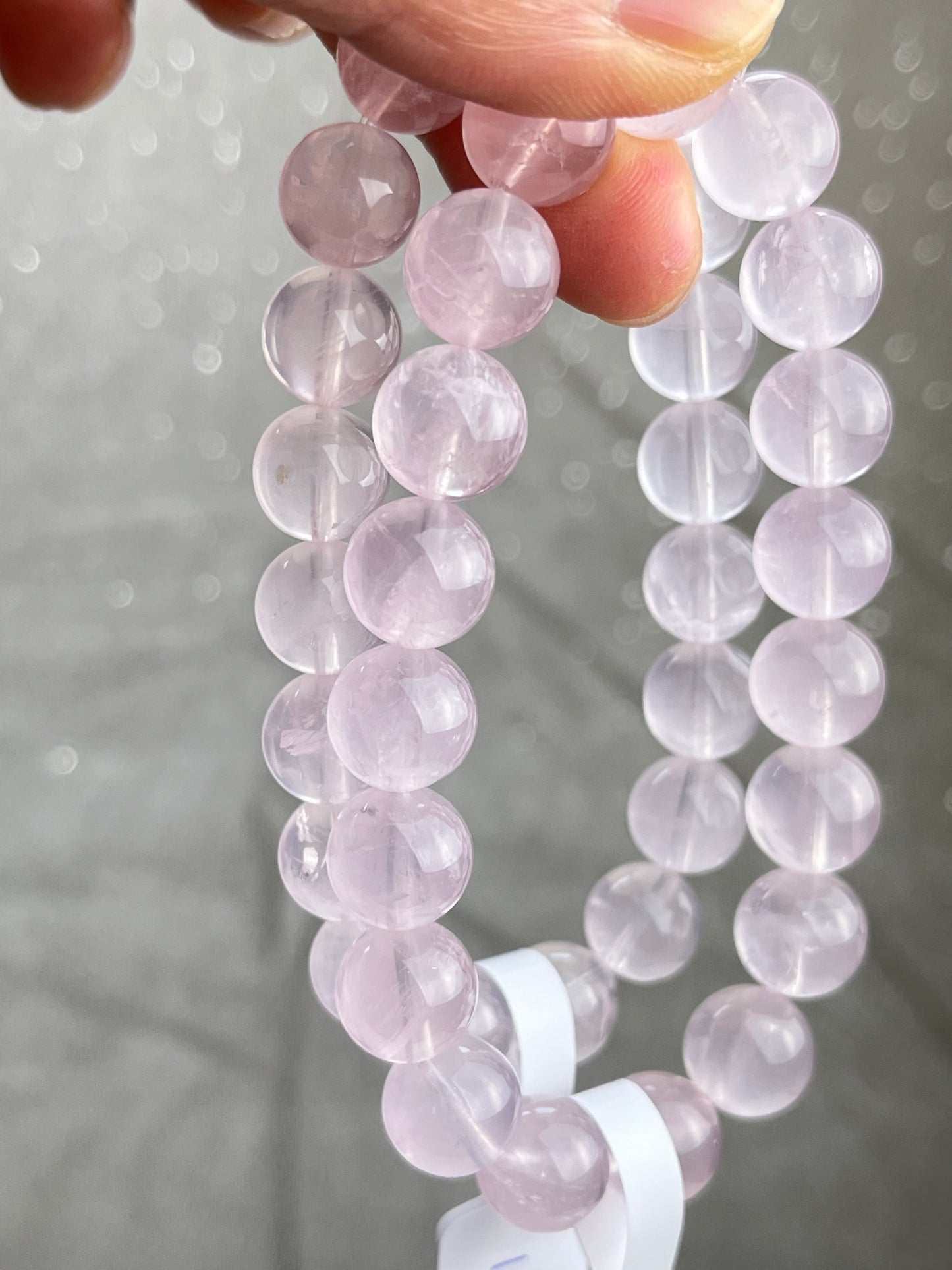 Rosenkvarts armbånd 10mm+