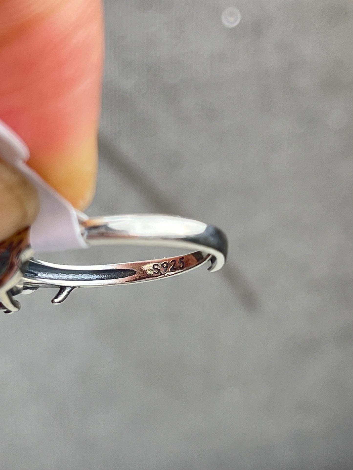 Ring med Månestein i 925 sterling sølv
