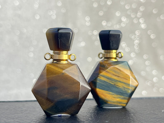 Parfymeflaske/ Anheng, Tigerøye