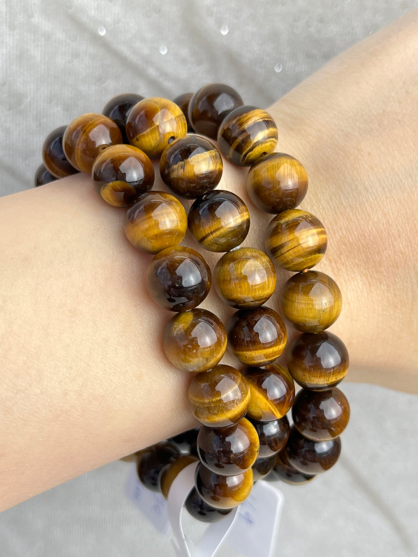 Tigerøye armbånd 10+