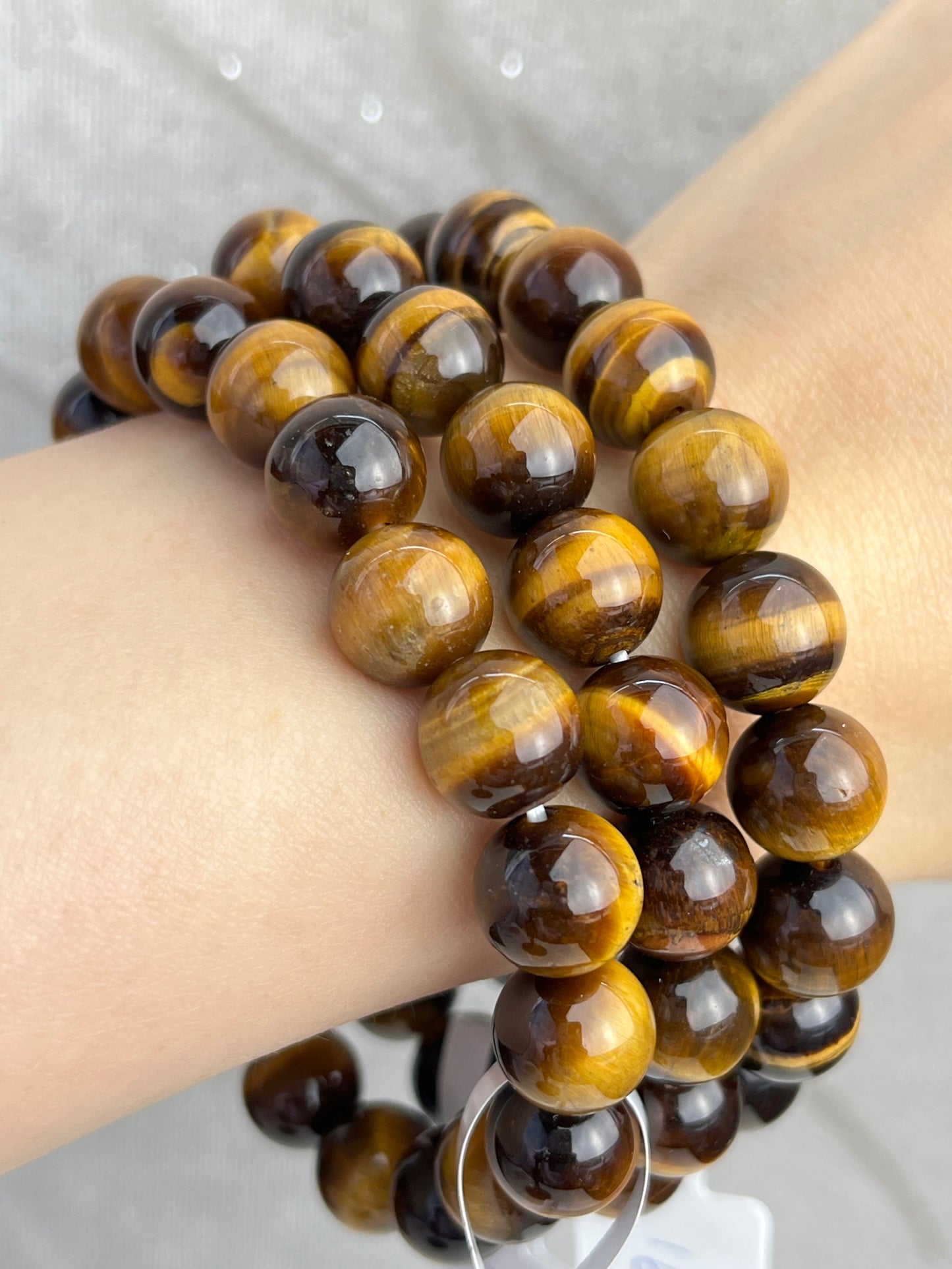 Tigerøye armbånd 10+
