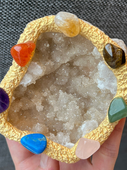 Kvarts geode, Chakra A