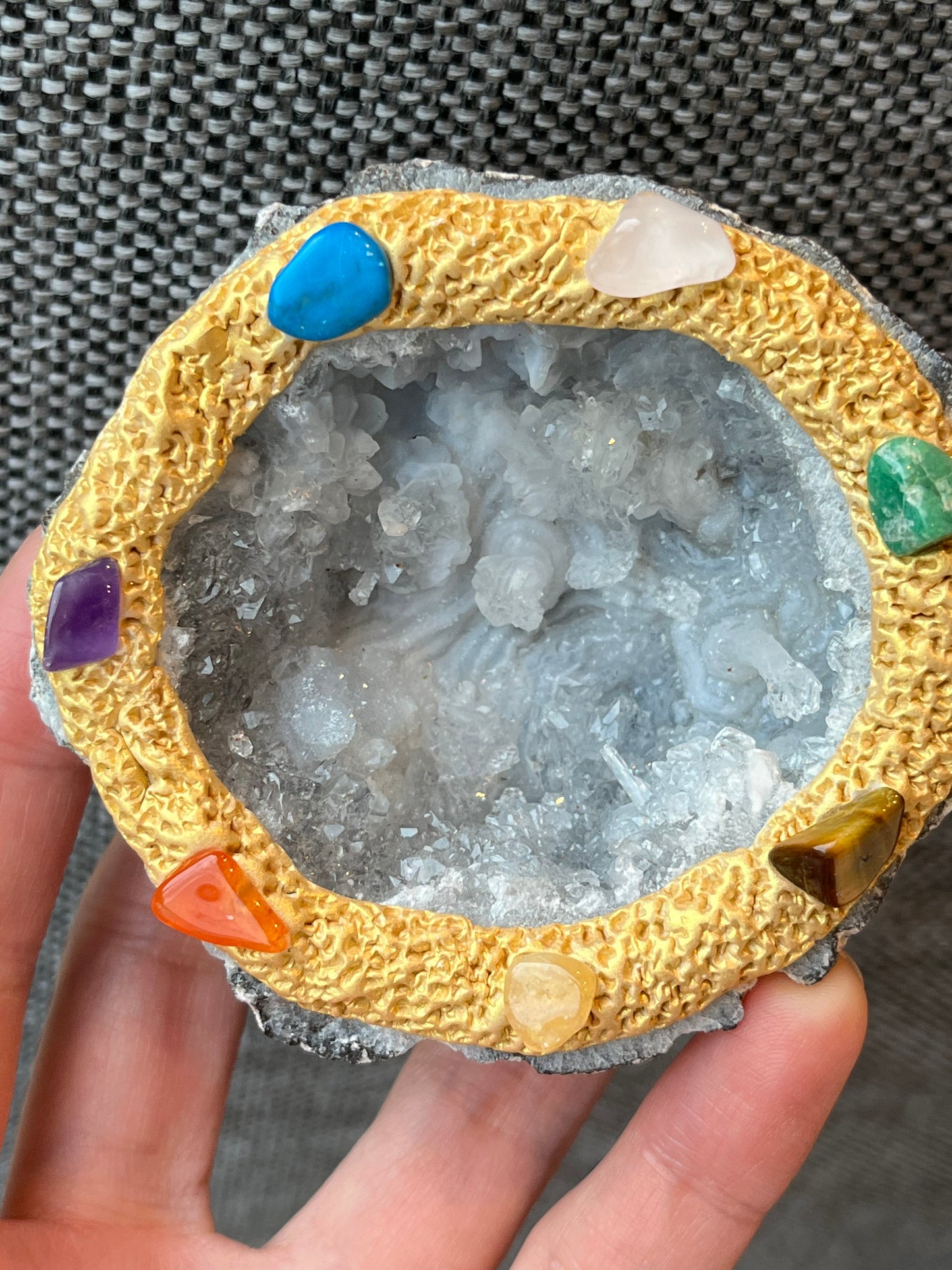 Kvarts geode, Chakra B