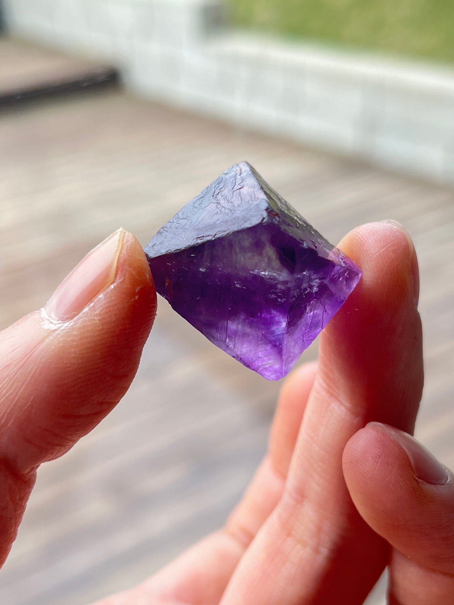 Fluoritt Oktaeder, Lilla (23-30mm)