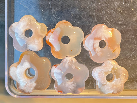 Blomster Agat- Smultringer