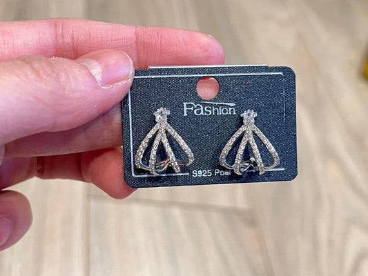 earrings with cubic zirconia