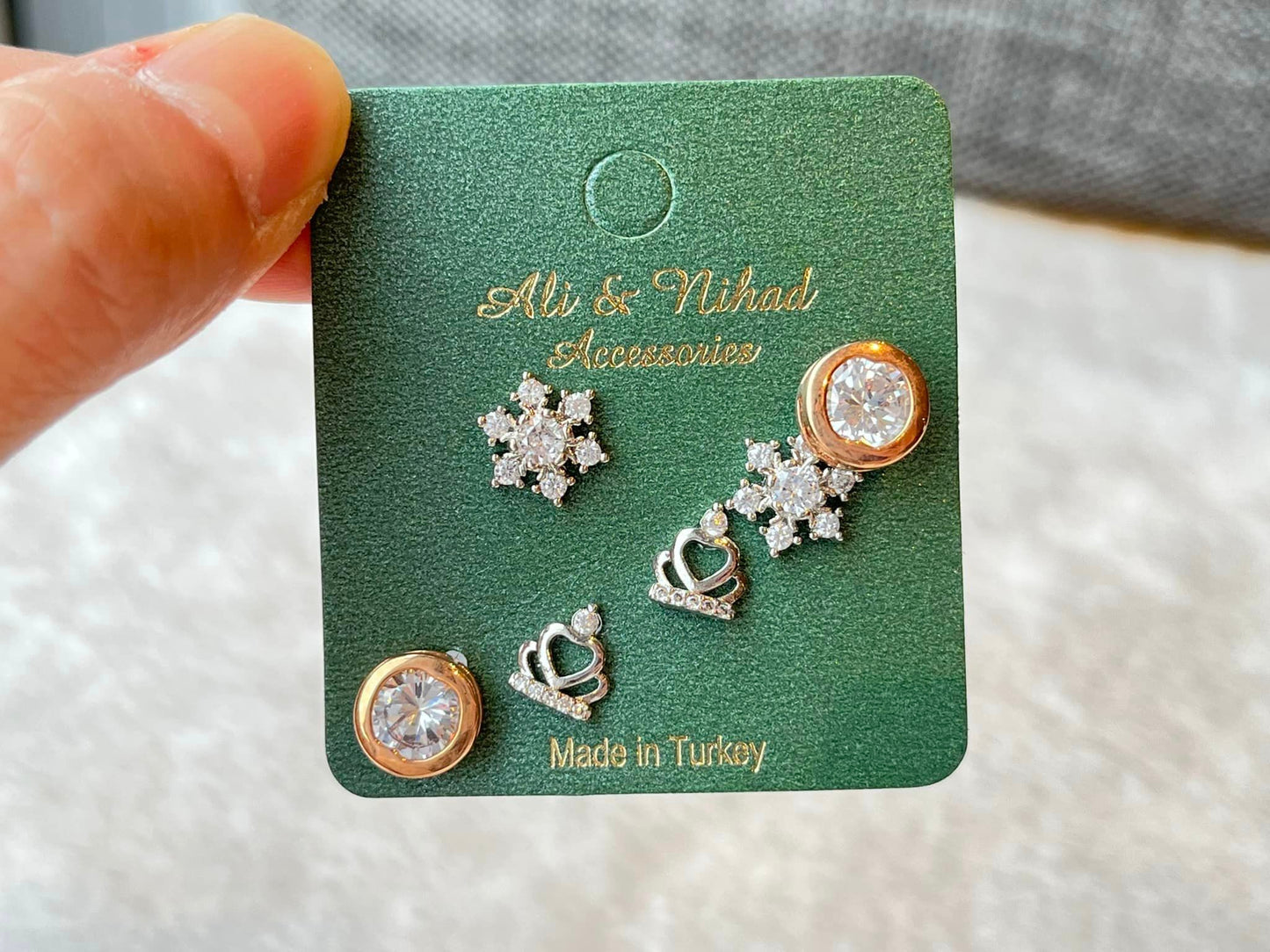 Øredobber med zirkonia