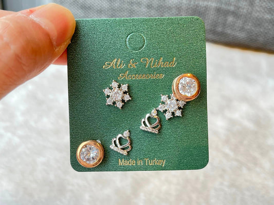 Øredobber med zirkonia