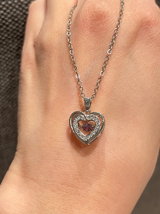 Halskjede med zirkonia