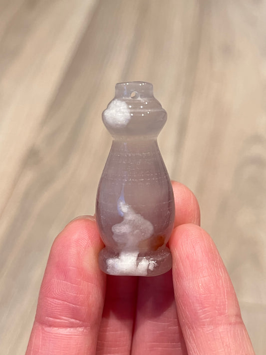 Blomster Agat Flaske