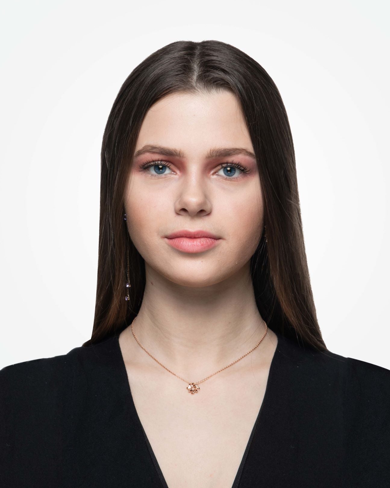 Halskjede med Dobbelt lag og zirkonia