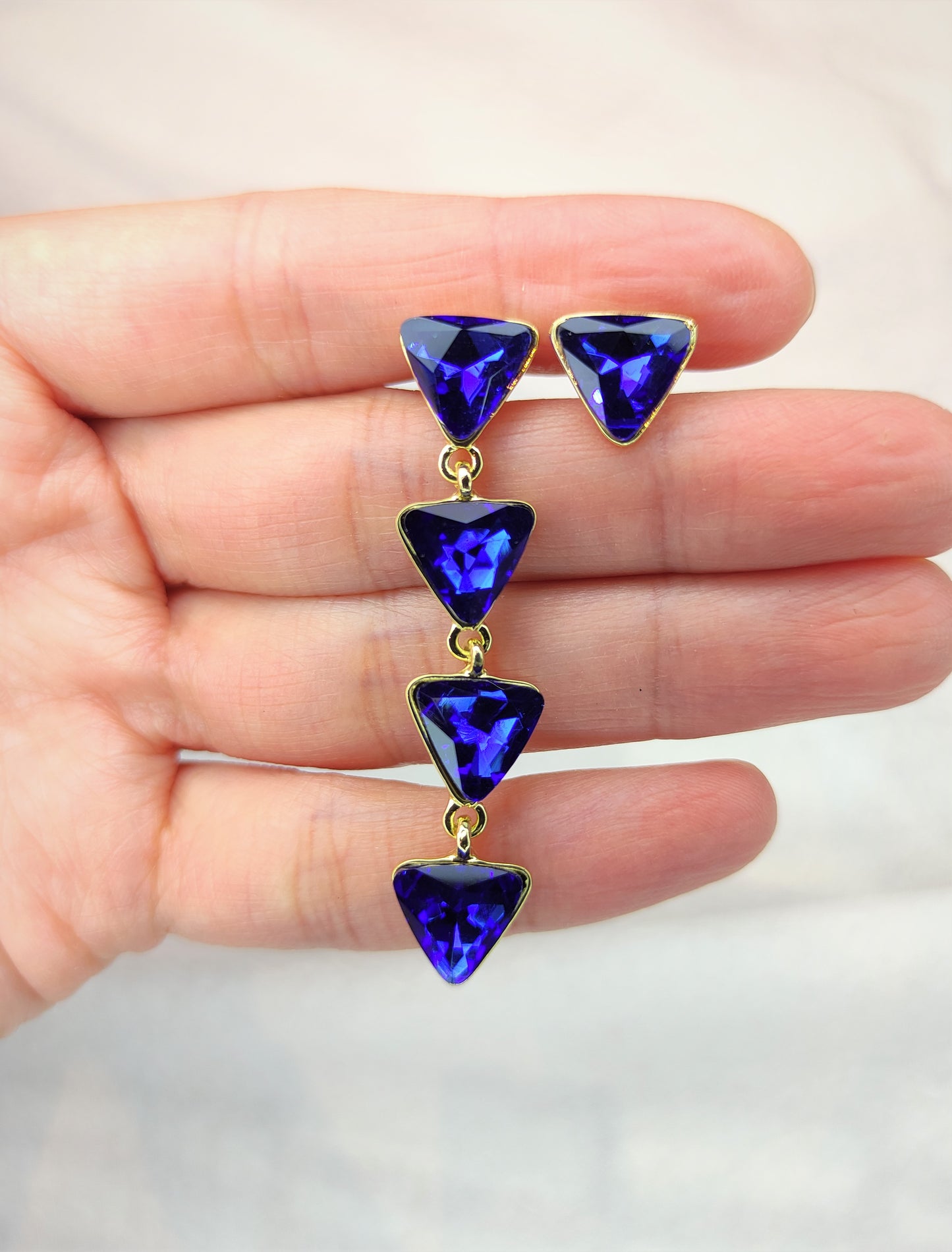 Øredobber med trekant