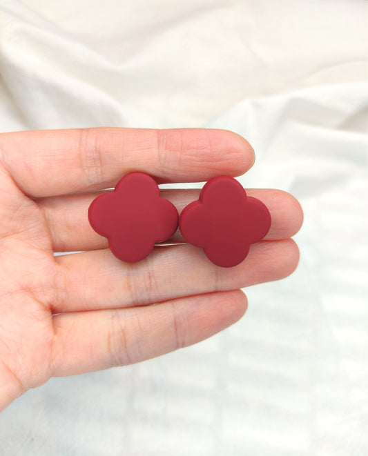 Firkløverformede øredobber