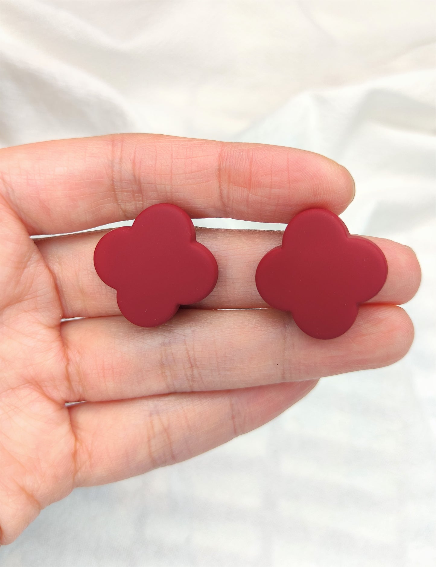 Firkløverformede øredobber