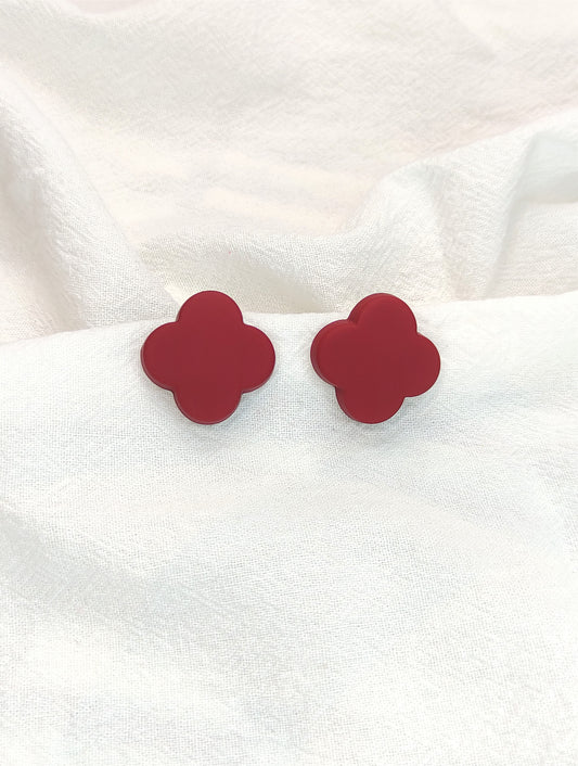 Firkløverformede øredobber