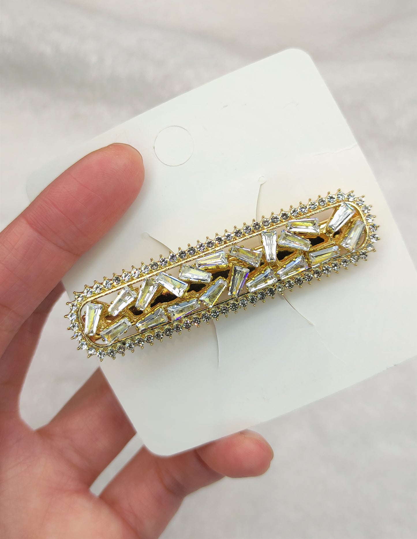 Hårklips med zirkonia