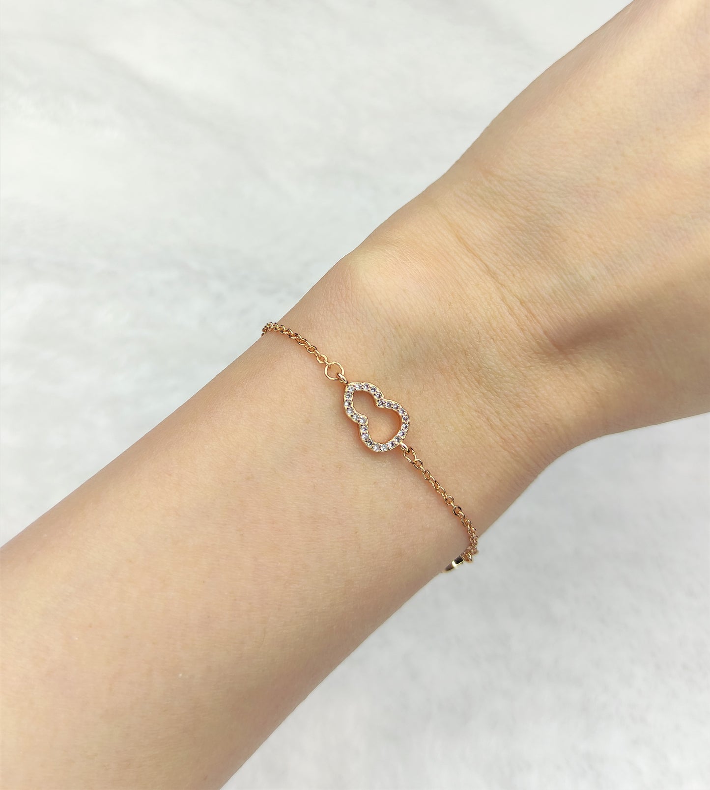 Armbånd med zirkonia