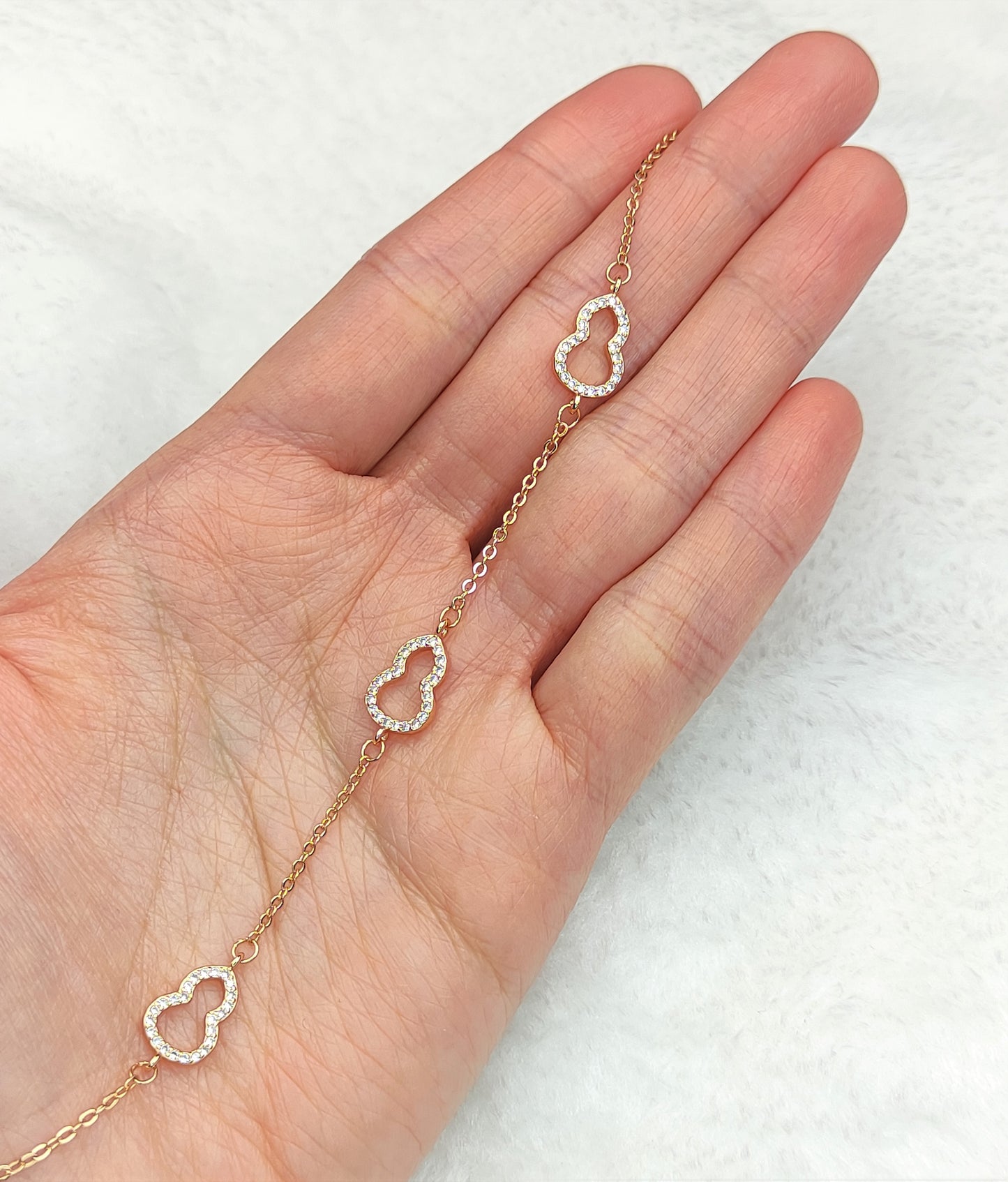 Armbånd med zirkonia