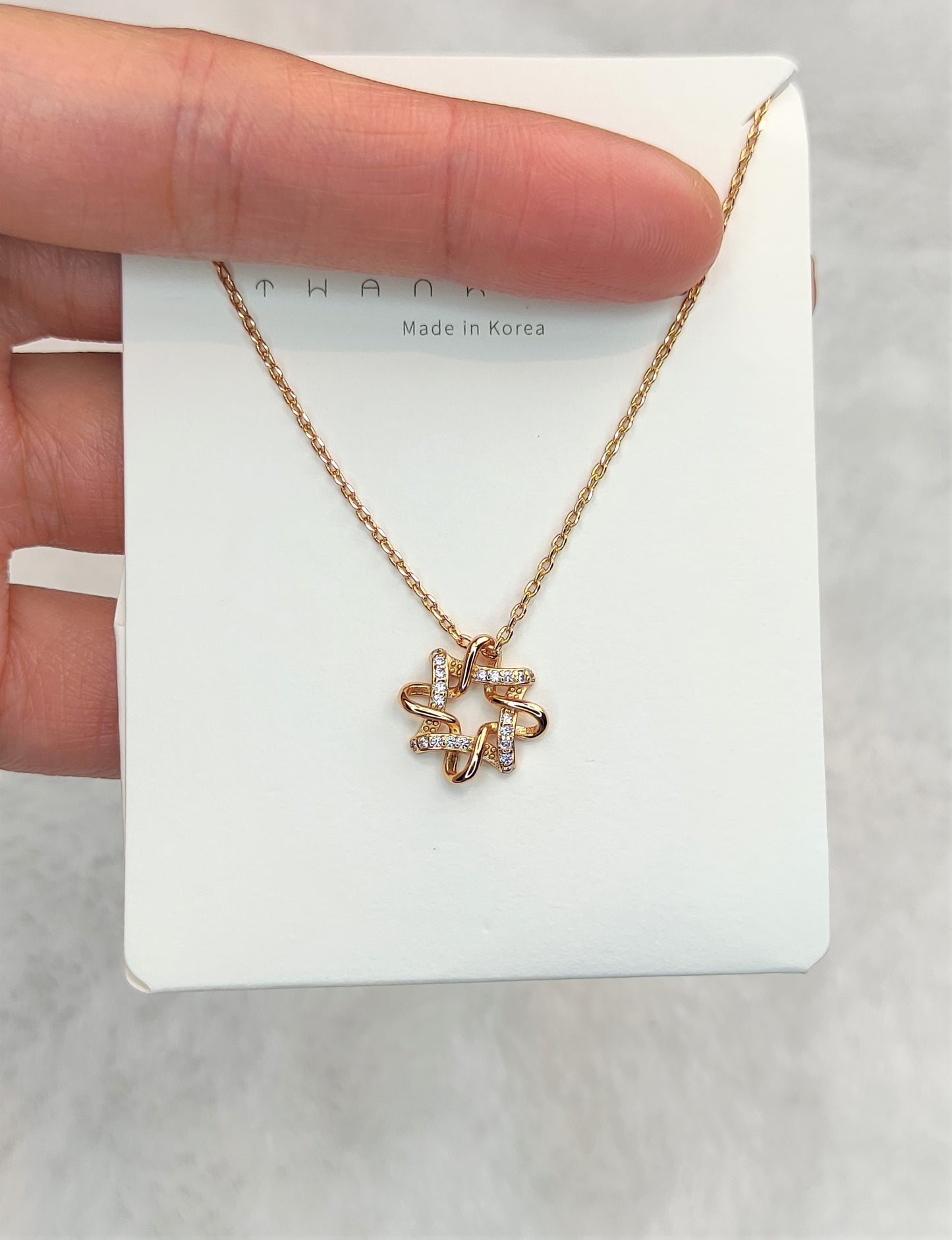 Halskjede med Dobbelt lag og zirkonia